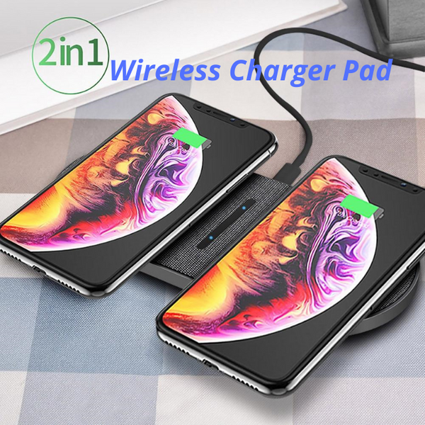 2 in 1 30W Wireless Charger Pad Showcase