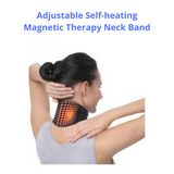Adjustable Self-heating Magnetic Therapy Neck Band Pair
