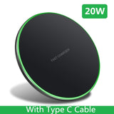 Fast Wireless Charger Pad 20W Black